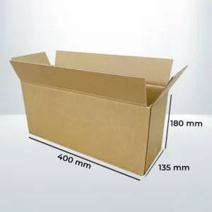 Heavy Duty 400 x 135 x 180mm Brown Regular Slotted Mailing Box
