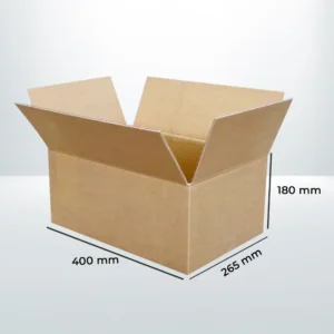 Mailing Box 400 x 265 x 180mm Brown Regular Slotted Heavy Duty